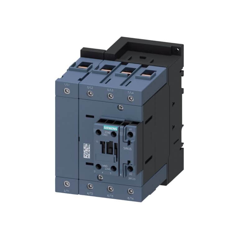 Siemens 3RT2346-1AP00 Kontaktor 140A 400V 40°C 4P 230V AC 1NO+1NC S3