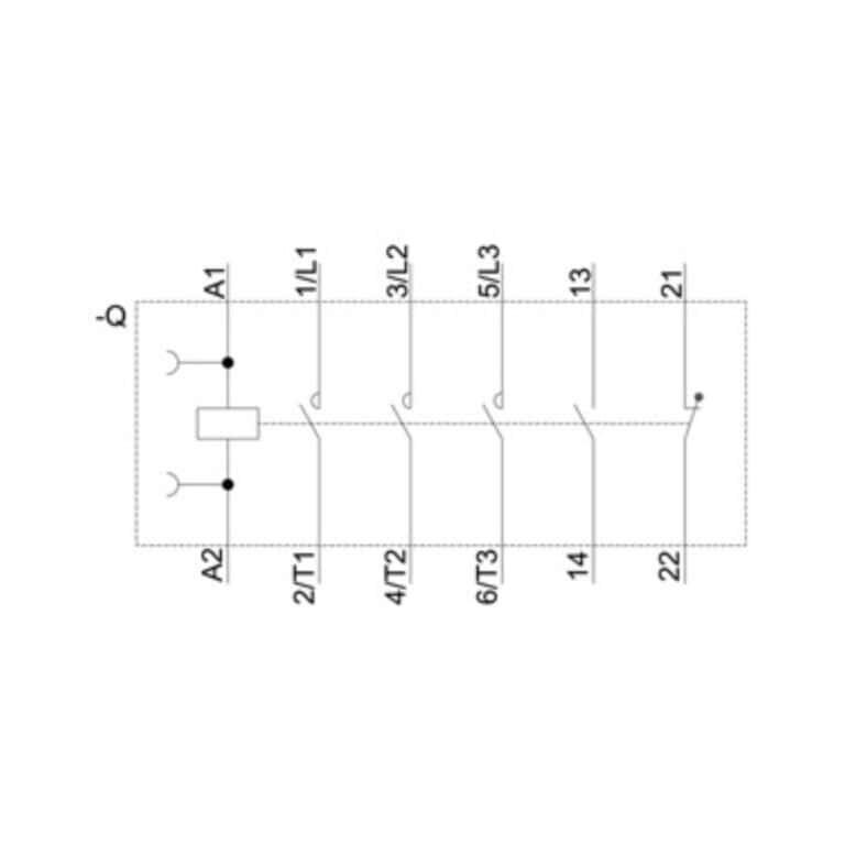 Siemens kontaktor | 15kW 32A 3P 24V DC 1NO+1NC S0 3RT2027-1BB40 - Image 2